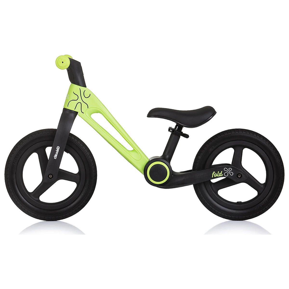 Bicicleta fara pedale pliabila Chipolino Fold X, Green 2 ani [2]