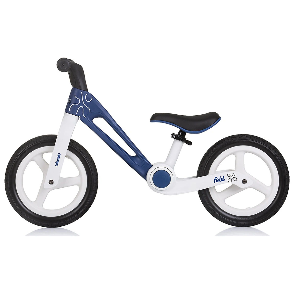 Bicicleta fara pedale pliabila Chipolino Fold X, Navy 2 ani [2]