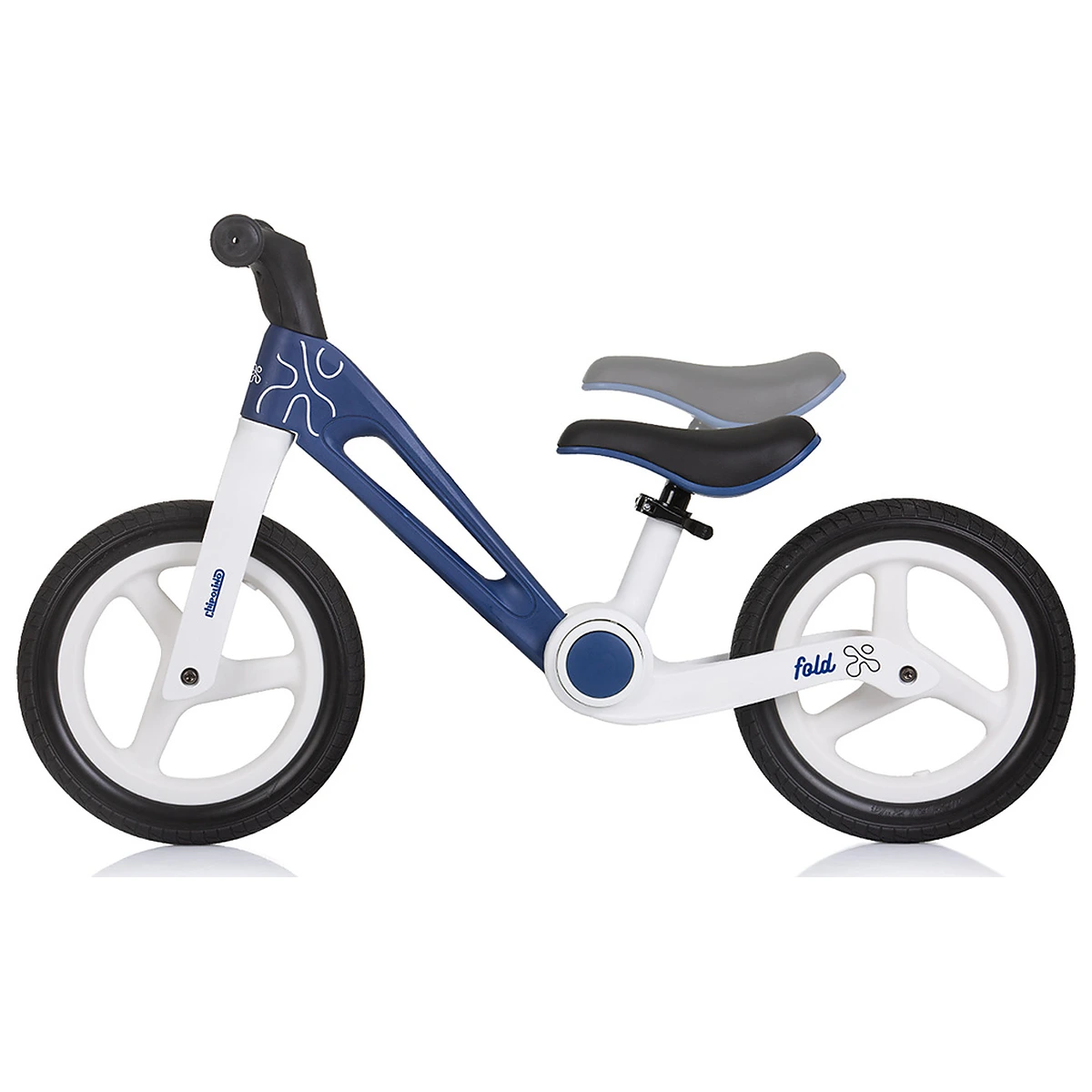 Bicicleta fara pedale pliabila Chipolino Fold X, Navy 2 ani [3]