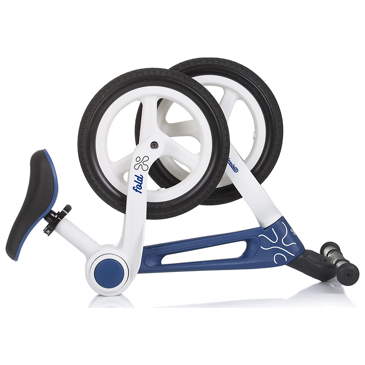 Bicicleta fara pedale pliabila Chipolino Fold X, Navy 2 ani [4]