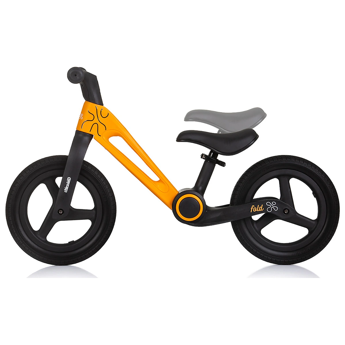 Bicicleta fara pedale pliabila Chipolino Fold X, Orange 2 ani [3]