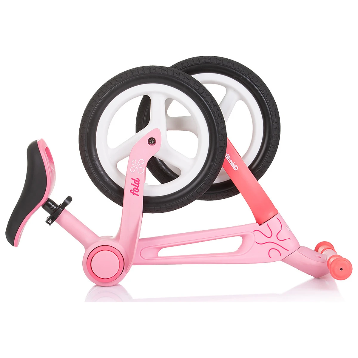 Bicicleta fara pedale pliabila Chipolino Fold X, Pink 2 ani [4]
