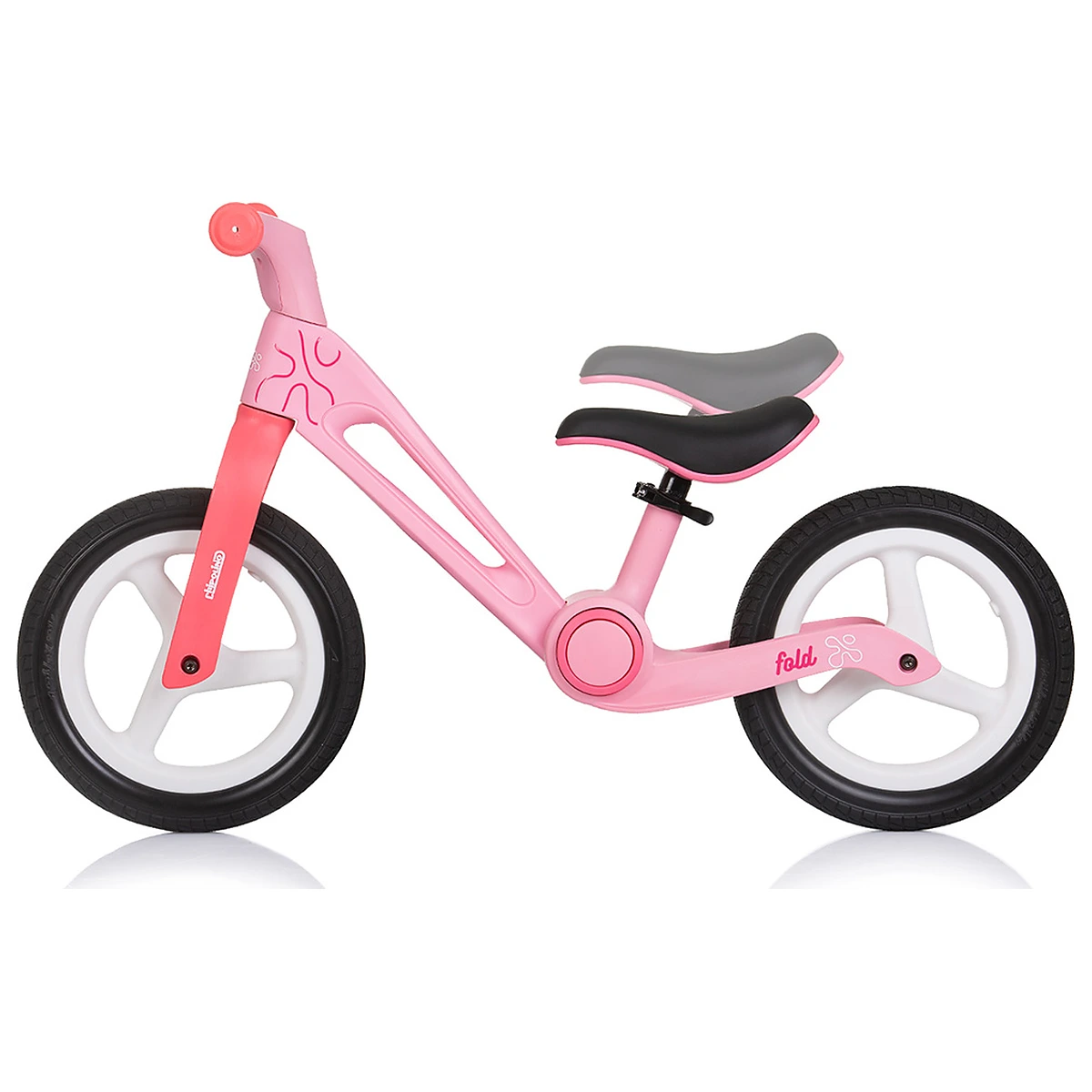 Bicicleta fara pedale pliabila Chipolino Fold X, Pink 2 ani [3]