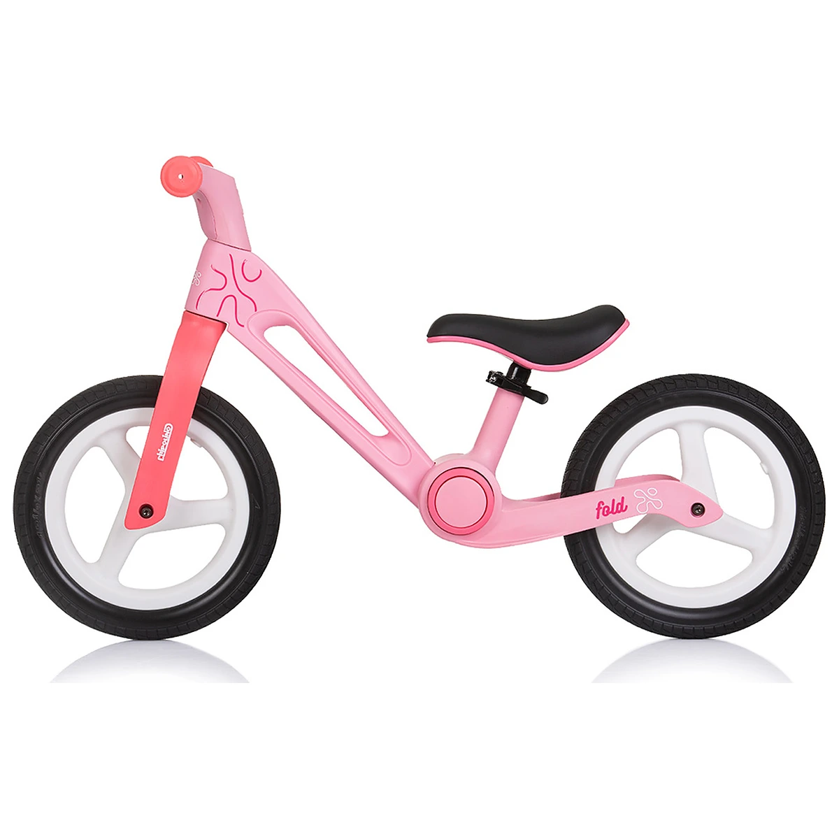 Bicicleta fara pedale pliabila Chipolino Fold X, Pink 2 ani [2]