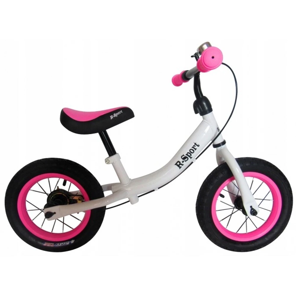 Bicicleta fara pedale R-Sport R3 - Alb - Roz [2]