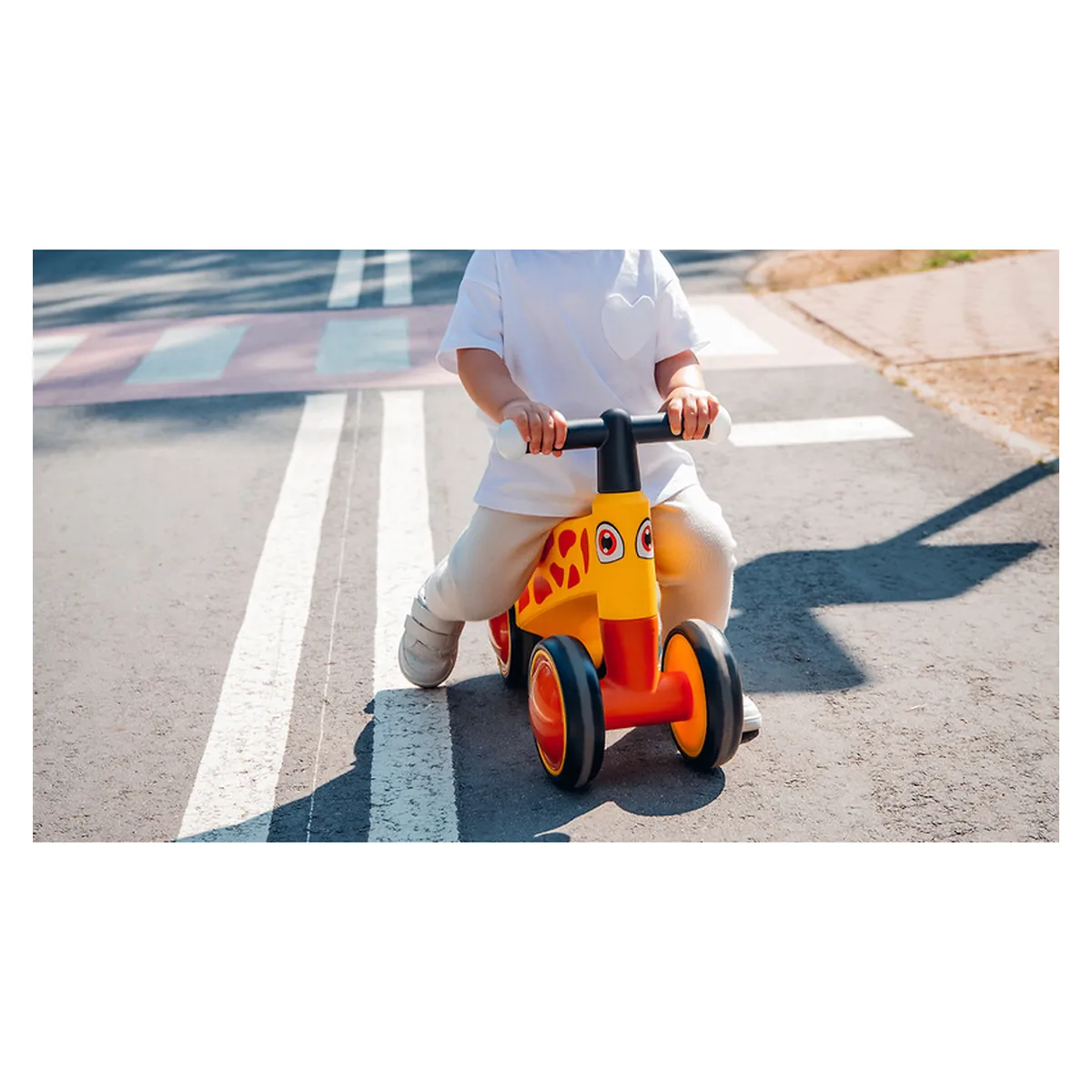 Bicicleta fara pedale, Sammy, Cu 4 roti, Din spuma EVA, Stabila, Manere moi, antiderapante, 12- 36 luni, Greutate maxima suportata 25 kg [18]