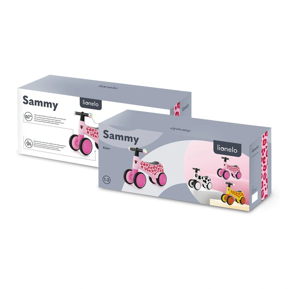 Bicicleta fara pedale, Sammy, Cu 4 roti, Din spuma EVA, Stabila, Manere moi, antiderapante, 12- 36 luni, Greutate maxima suportata 25 kg [13]