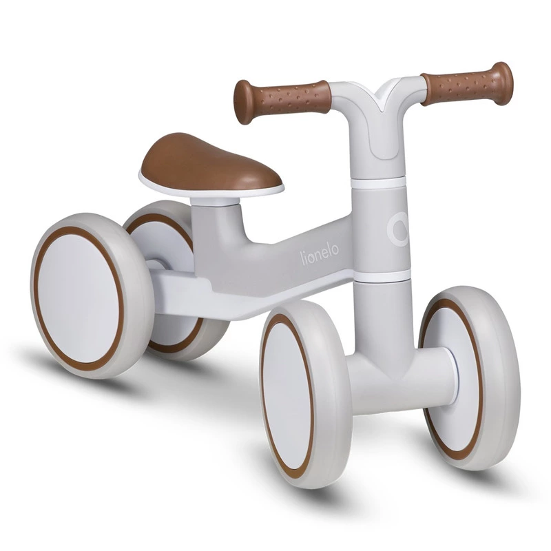 Lionelo - Bicicleta fara pedale Villy, Cu 4 roti, Din spuma EVA si TPR, Stabila, Manere moi, antiderapante, 12- 36 luni, Sustine pana la 30 kg, Certificata EN 71-1:2014, EN 71-2:2011, EN 71-3:2019, Be [1]