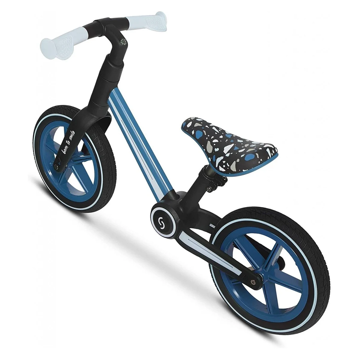 Bicicleta pliabila fara pedale Skiddou Ronny, Denim, Albastru [10]