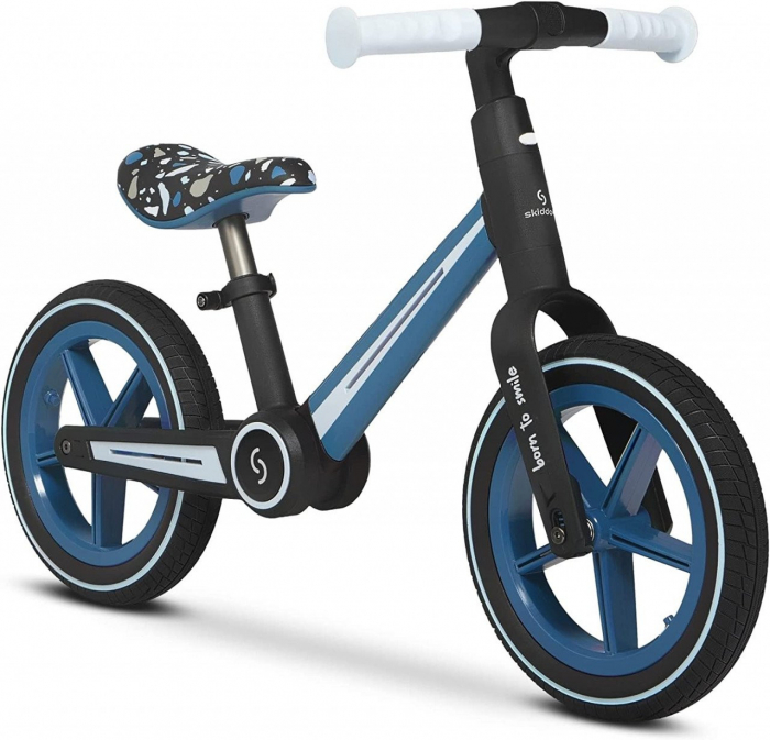 Bicicleta pliabila fara pedale Skiddou Ronny, Denim, Albastru [5]