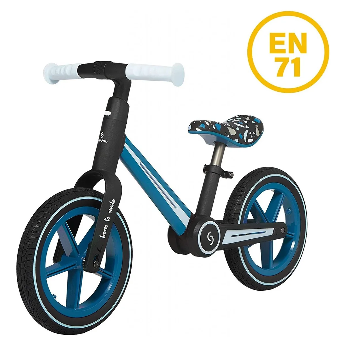 Bicicleta pliabila fara pedale Skiddou Ronny, Denim, Albastru [9]