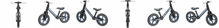 Bicicleta pliabila fara pedale Skiddou Ronny, Denim, Albastru [3]