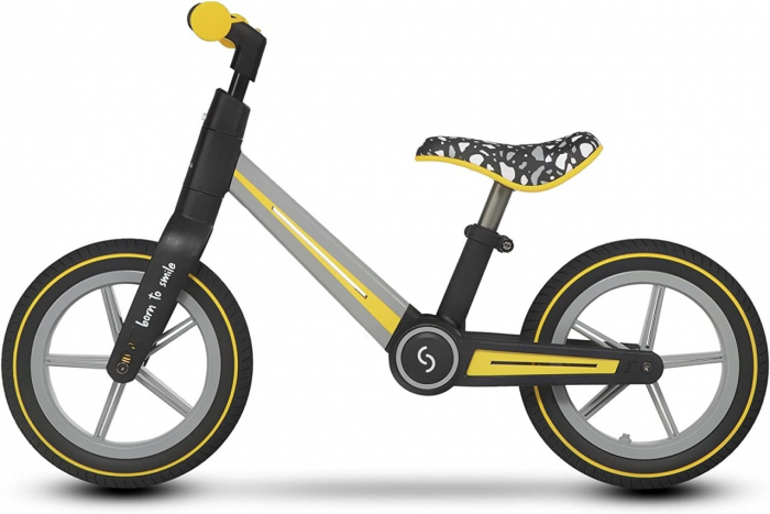 Bicicleta pliabila fara pedale Skiddou Ronny, Galben [6]