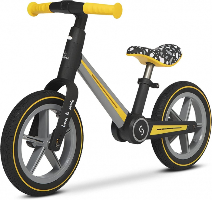 Bicicleta pliabila fara pedale Skiddou Ronny, Galben [9]