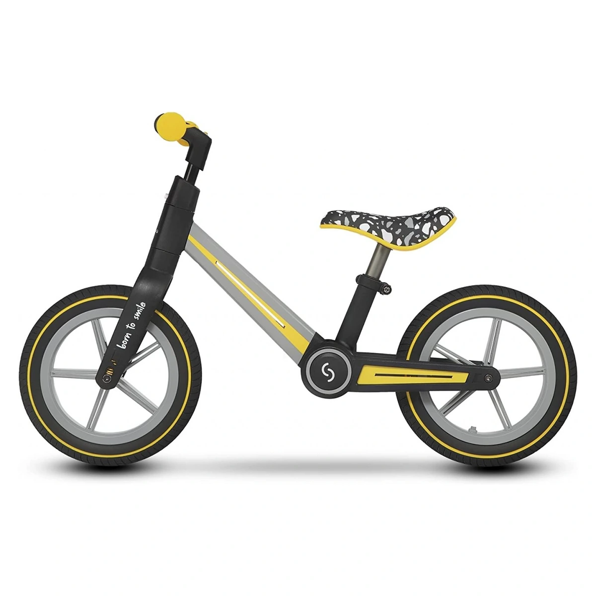 Bicicleta pliabila fara pedale Skiddou Ronny, Galben [8]