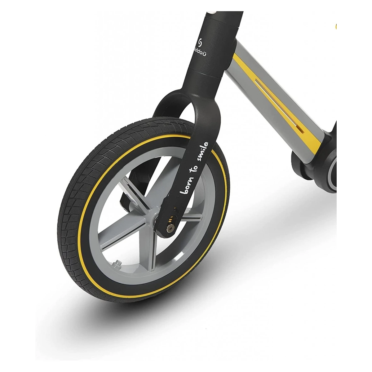 Bicicleta pliabila fara pedale Skiddou Ronny, Galben [12]