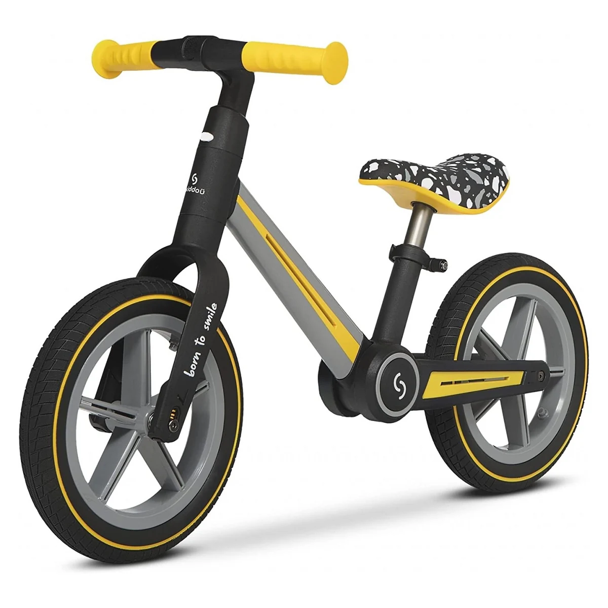 Bicicleta pliabila fara pedale Skiddou Ronny, Galben [2]