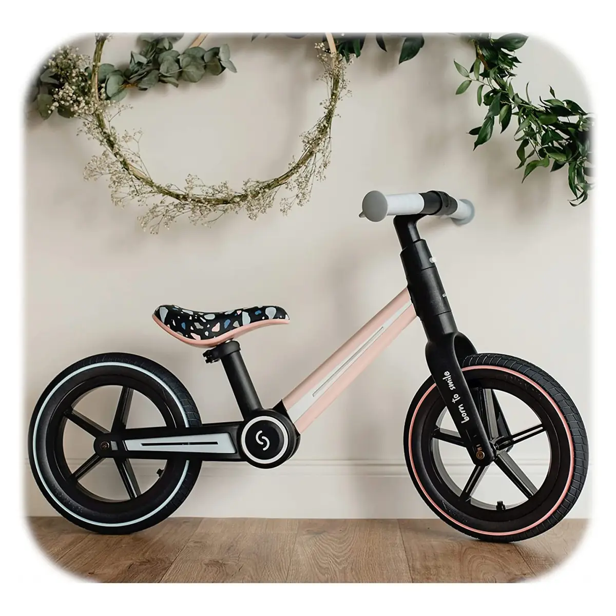 Bicicleta pliabila fara pedale Skiddou Ronny, Keep Pink, Roz [9]