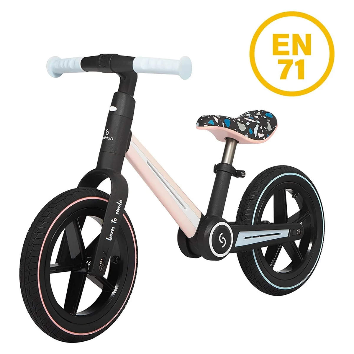 Bicicleta pliabila fara pedale Skiddou Ronny, Keep Pink, Roz [7]
