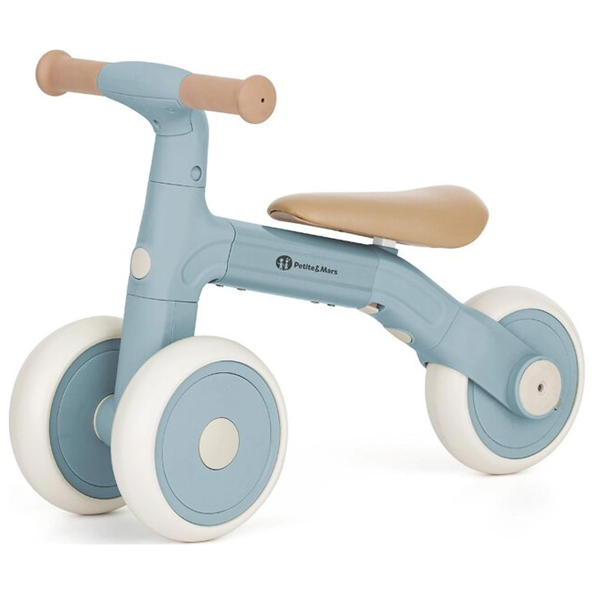 Bicicleta/tricicleta, 3 in 1 Petite&Mars, Multifunctionala, Cu/fara pedale, Ghidon directionabil, Sa reglabila pe inaltime, 2.3 kg, Pana la 25 kg, 12-36 luni, Albastru [4]