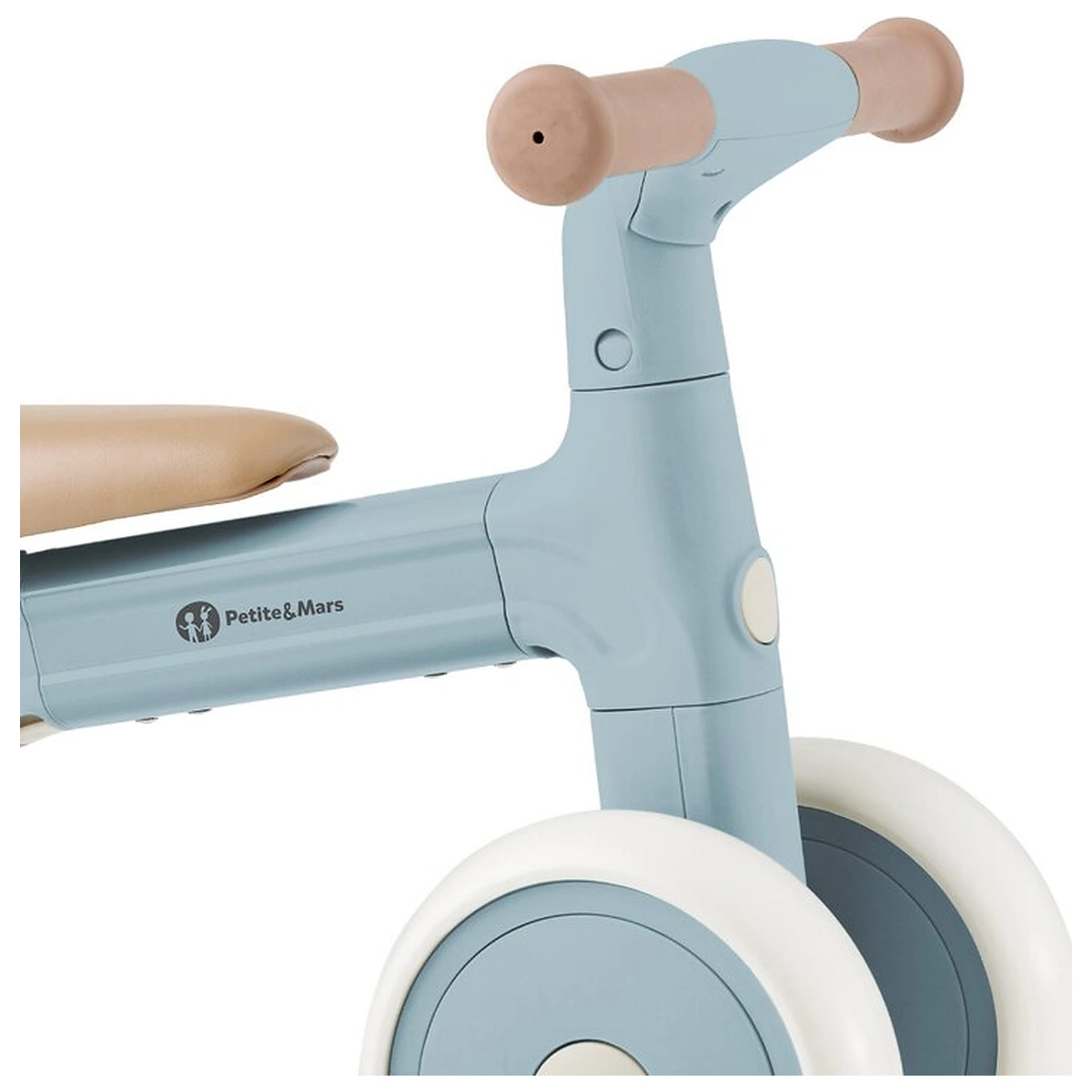 Bicicleta/tricicleta, 3 in 1 Petite&Mars, Multifunctionala, Cu/fara pedale, Ghidon directionabil, Sa reglabila pe inaltime, 2.3 kg, Pana la 25 kg, 12-36 luni, Albastru [6]