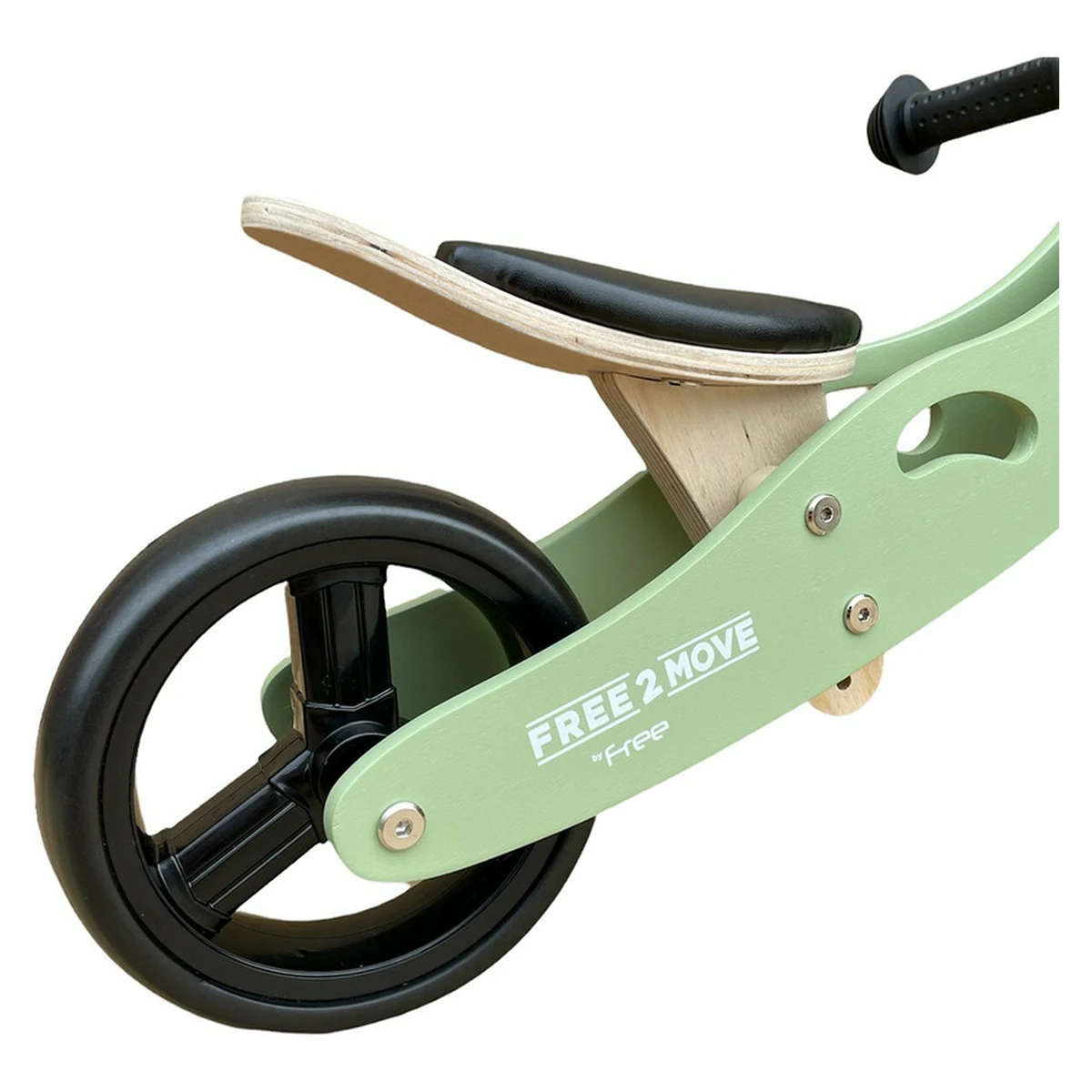 Bicicleta/tricicleta fara pedale, Free2Move, Din lemn, 2 in 1, Functie de bicicleta echilibru, 1-3 ani, Mint [8]