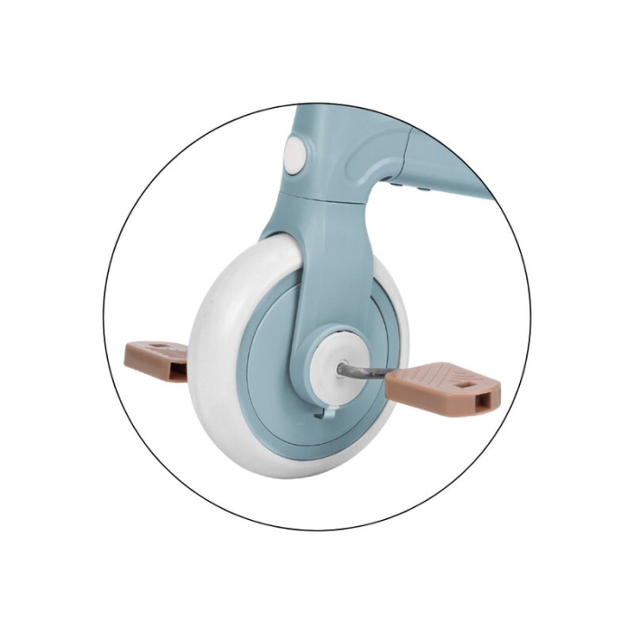 Bicicleta/tricicleta, 3 in 1 Petite&Mars, Multifunctionala, Cu/fara pedale, Ghidon directionabil, Sa reglabila pe inaltime, 2.3 kg, Pana la 25 kg, 12-36 luni, Albastru [12]