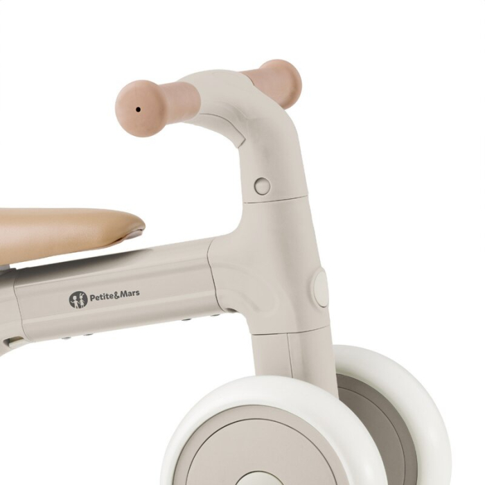 Bicicleta/tricicleta,3 in 1 Petite&Mars, Multifunctionala, Cu/fara pedale, Ghidon directionabil, Sa reglabila pe inaltime, 2.3 kg, Pana la 25 kg, 12-36 luni, Bej [10]