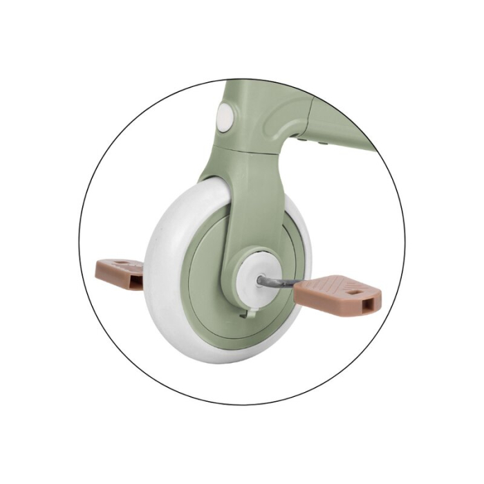 Bicicleta/tricicleta, 3 in 1 Petite&Mars, Multifunctionala, Cu/fara pedale, Ghidon directionabil, Sa reglabila pe inaltime, 2.3 kg, Pana la 25 kg, 12-36 luni, Verde [14]