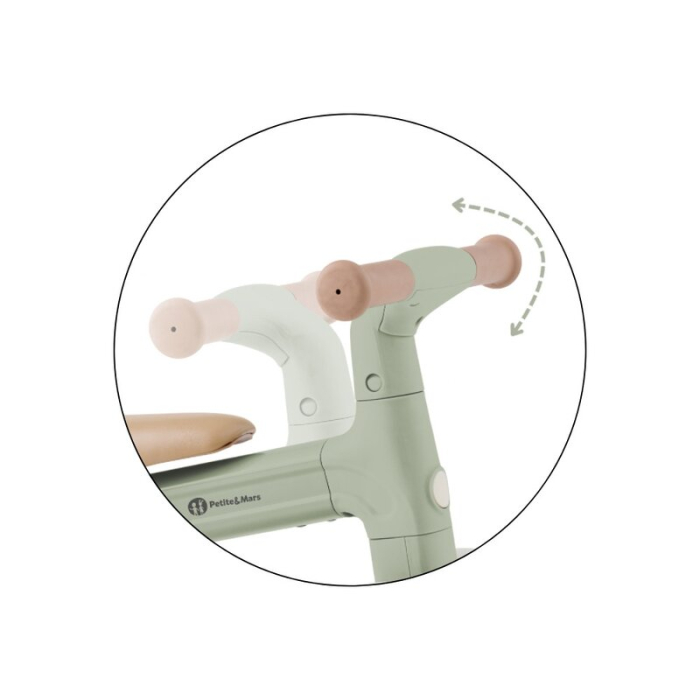 Bicicleta/tricicleta, 3 in 1 Petite&Mars, Multifunctionala, Cu/fara pedale, Ghidon directionabil, Sa reglabila pe inaltime, 2.3 kg, Pana la 25 kg, 12-36 luni, Verde [19]