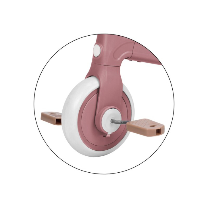 Bicicleta/tricicleta, 3 in 1 Petite&Mars, Multifunctionala, Cu/fara pedale, Ghidon directionabil, Sa reglabila pe inaltime, 2.3 kg, Pana la 25 kg, 12-36 luni, Roz [11]