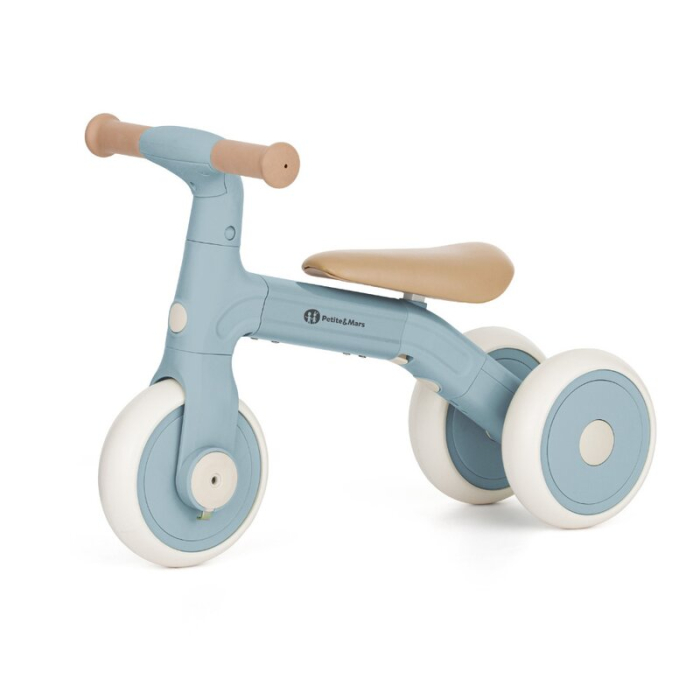 Bicicleta/tricicleta, 3 in 1 Petite&Mars, Multifunctionala, Cu/fara pedale, Ghidon directionabil, Sa reglabila pe inaltime, 2.3 kg, Pana la 25 kg, 12-36 luni, Albastru [5]