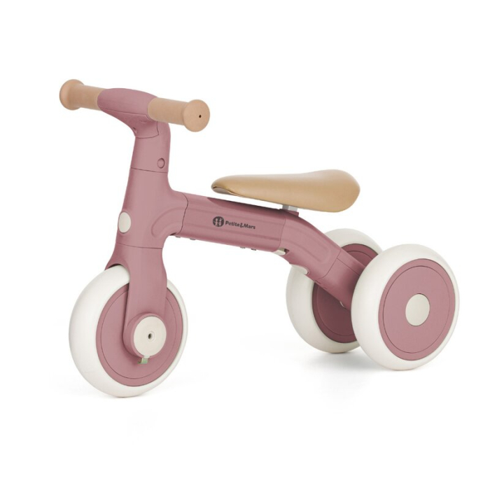 Bicicleta/tricicleta, 3 in 1 Petite&Mars, Multifunctionala, Cu/fara pedale, Ghidon directionabil, Sa reglabila pe inaltime, 2.3 kg, Pana la 25 kg, 12-36 luni, Roz [5]