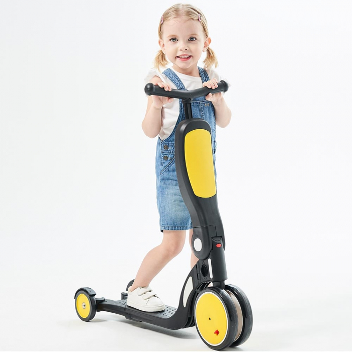 Bicicleta, tricicleta si trotineta Chipolino All Ride 4 in 1 yellow [8]