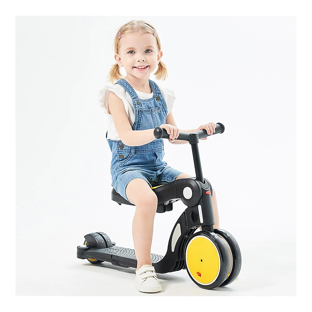 Bicicleta, tricicleta si trotineta Chipolino All Ride 4 in 1 yellow [2]