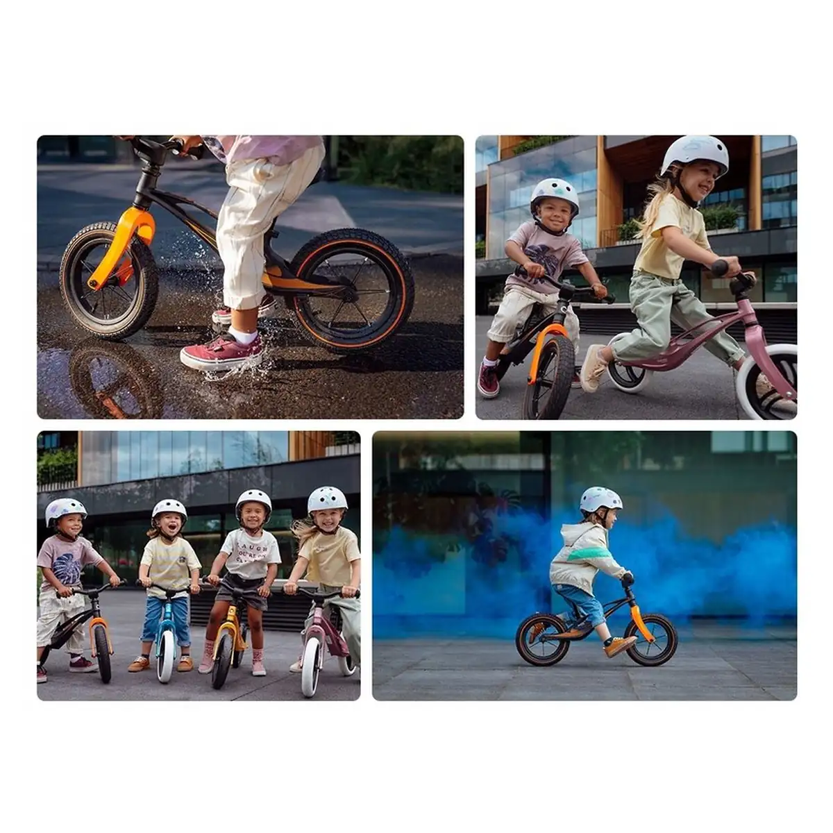 Lionelo - Bicicleta usoara Bart Air, Fara pedale, Cu roti gonflabile, Cu cadru din magneziu, Cu ghidon si sa reglabile, Greutate 3.8 Kg, 12 inch, Conform cu standardul european de securitate EN71, Neg [10]