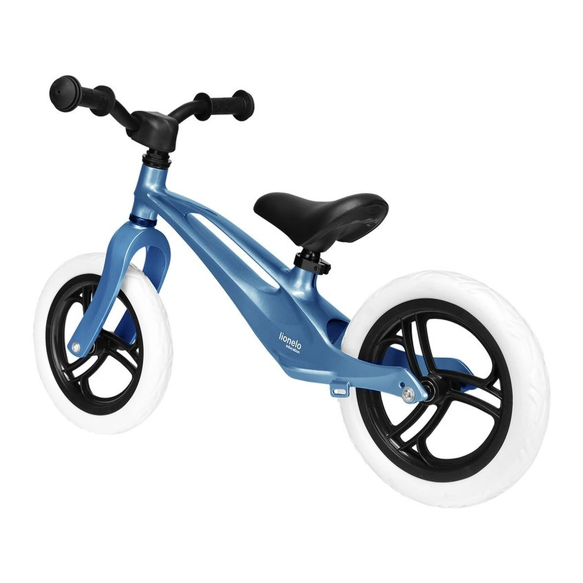 Lionelo - Bicicleta usoara Bart, Fara pedale, Cu cadru din magneziu, Cu ghidon si sa reglabile, Greutate 3 Kg, 12 inch, Conform cu standardul european de securitate EN71, Sky Blue [7]