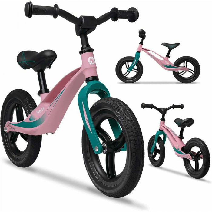 Bicicleta usoara Bart Tour, Fara pedale, Cu cadru din magneziu, Cu ghidon si sa reglabile, Greutate 3.8 Kg, 12 inch [2]