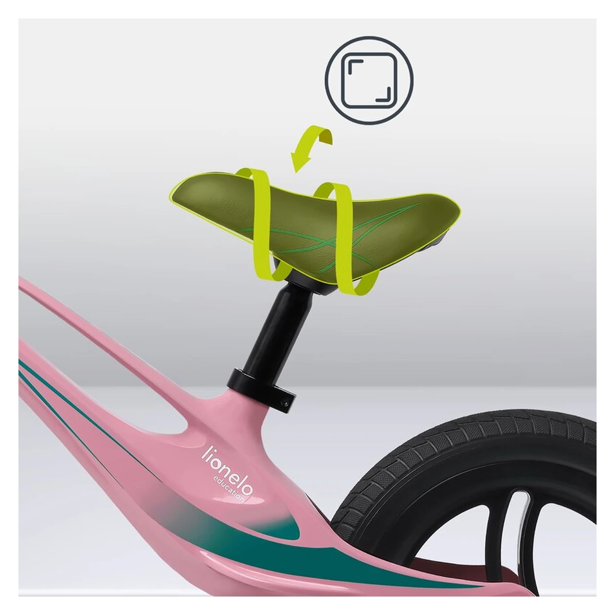 Bicicleta usoara Bart Tour, Fara pedale, Cu cadru din magneziu, Cu ghidon si sa reglabile, Greutate 3.8 Kg, 12 inch [16]