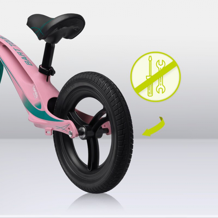 Bicicleta usoara Bart Tour, Fara pedale, Cu cadru din magneziu, Cu ghidon si sa reglabile, Greutate 3.8 Kg, 12 inch [7]