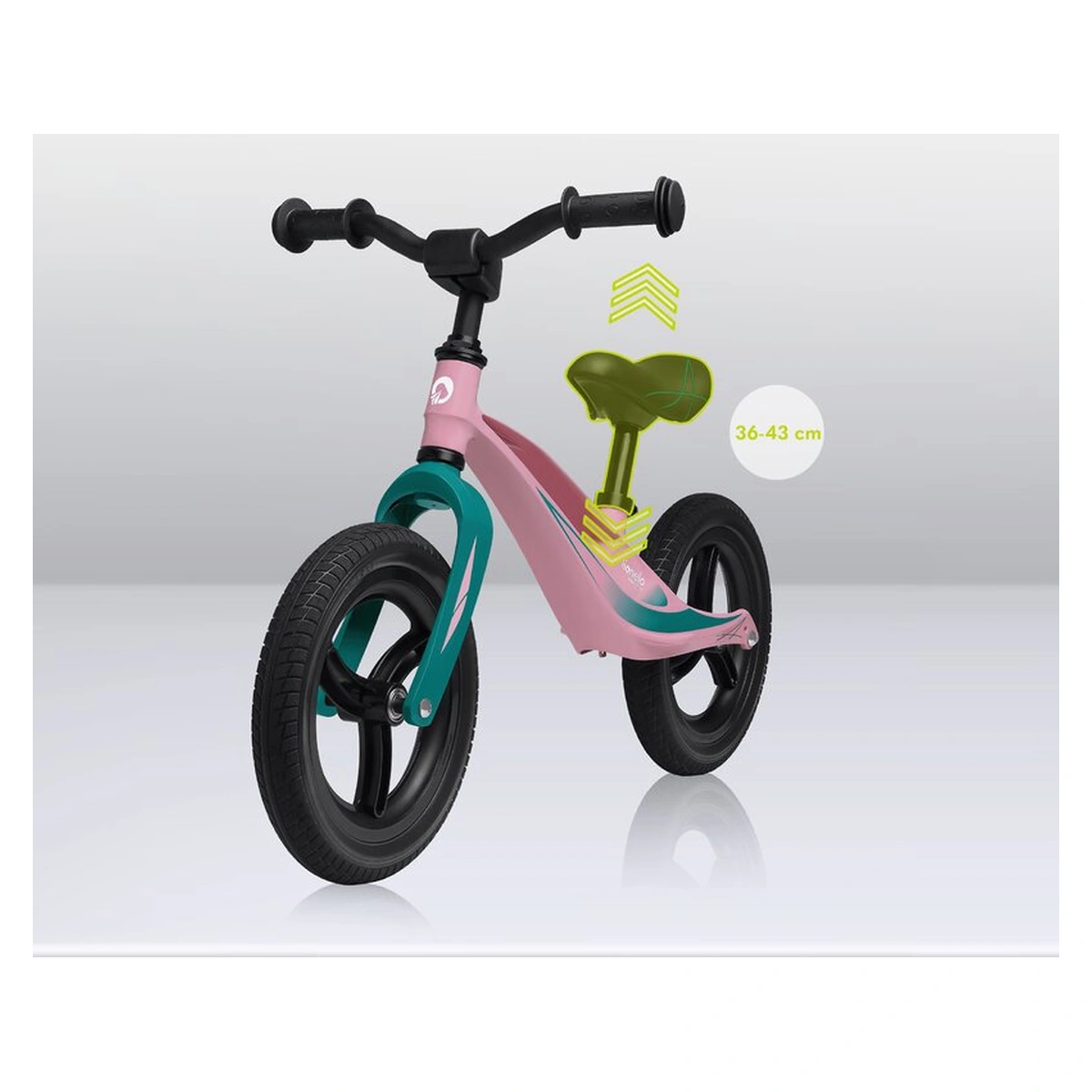 Bicicleta usoara Bart Tour, Fara pedale, Cu cadru din magneziu, Cu ghidon si sa reglabile, Greutate 3.8 Kg, 12 inch [15]