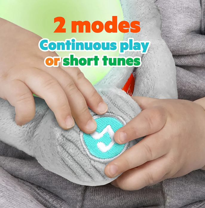 Jucarie interactiva Bright Starts, Hug a Bye Baby Elephant [3]