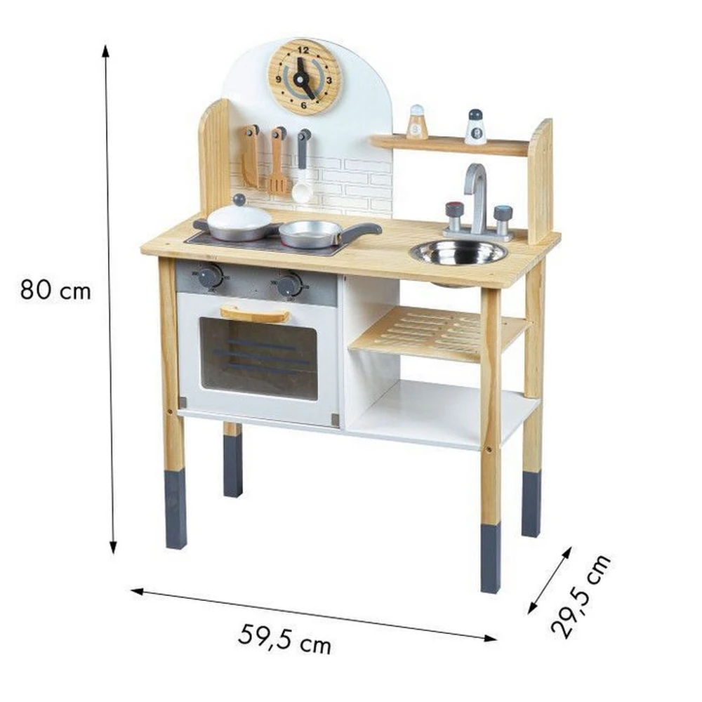 Bucatarie din lemn cu accesorii - Ecotoys [3]