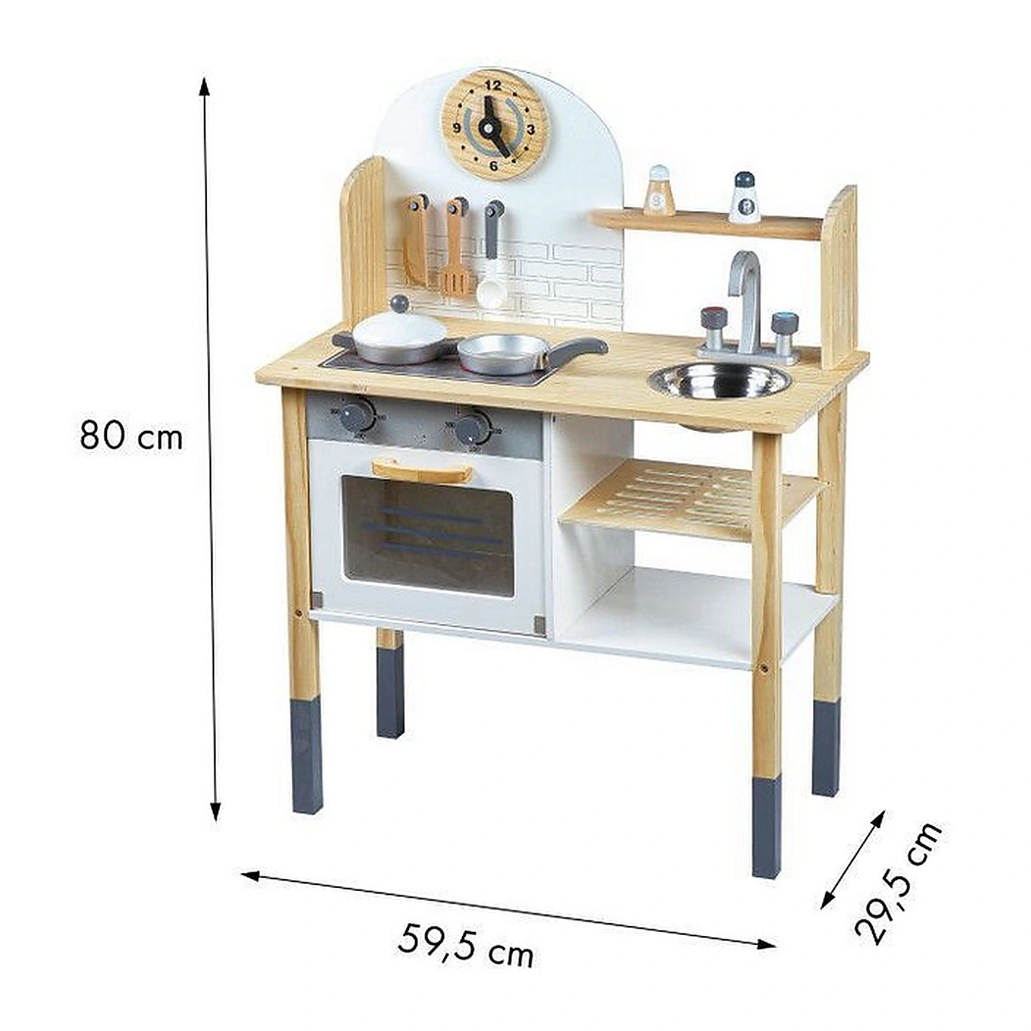 Bucatarie din lemn cu accesorii - Ecotoys [4]