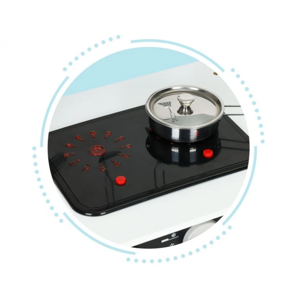 Bucatarie din lemn cu accesorii si LED-uri Ecotoys [6]