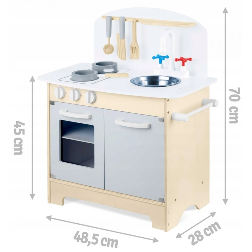 Bucatarie interactiva din lemn cu accesorii Ricokids [6]