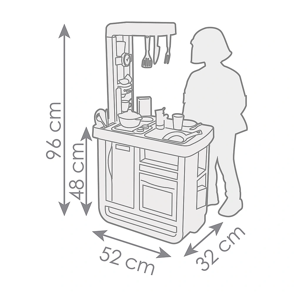 Bucatarie Smoby Bon Appetit albastru [4]