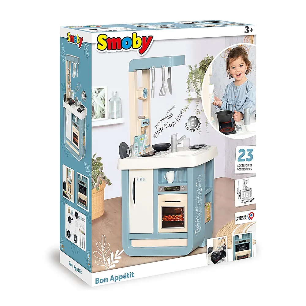 Bucatarie Smoby Bon Appetit albastru [12]