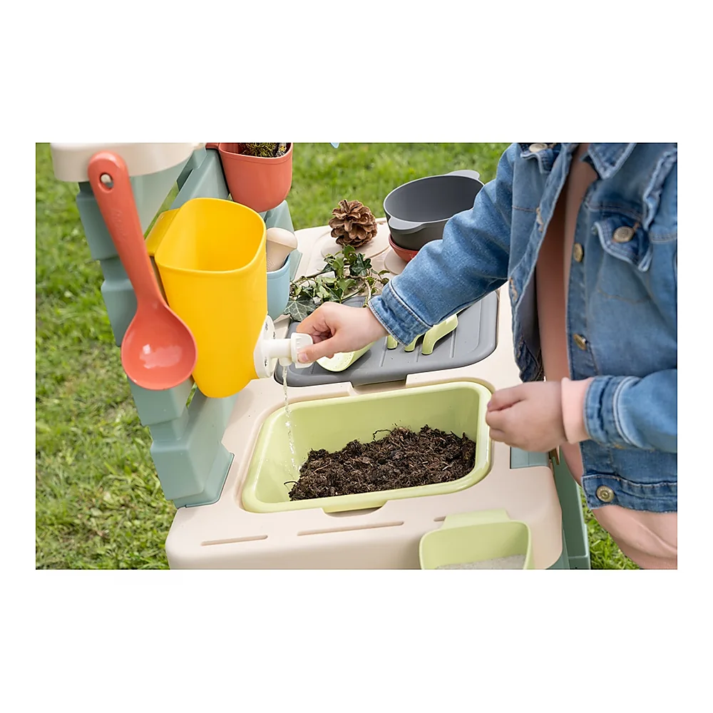 Bucatarie Smoby Mud Kitchen cu 15 accesorii [6]