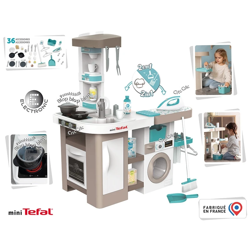 Bucatarie Smoby Tefal Cleaning [3]